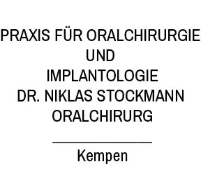 Logo Praxis für Oralchirurgie und Implantologie Dr. Niklas Steckmann Oralchirurg